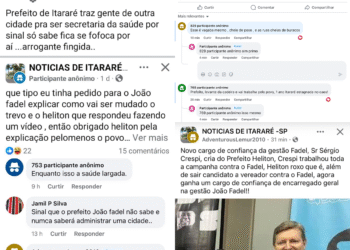 Cresce a ação de perfis falsos em Itararé, que vêm atacando a administração pública e empresários locais