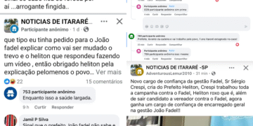 Cresce a ação de perfis falsos em Itararé, que vêm atacando a administração pública e empresários locais