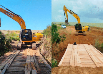 Ponte do Capanga concluída em Itararé, ligando os bairros Pedra Branca e Machado