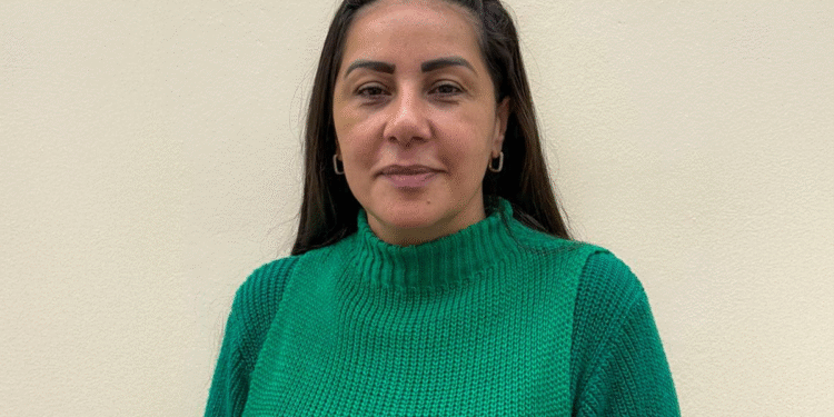 Secretária de Saúde de Itararé, Tais Chagas Felix, durante evento institucional em São Paulo em outubro de 2025