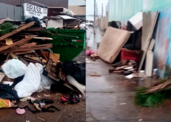 Capa ilustrativa da matéria sobre descarte irregular de lixo e falhas na limpeza urbana em Itararé.
