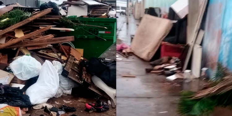 Capa ilustrativa da matéria sobre descarte irregular de lixo e falhas na limpeza urbana em Itararé.