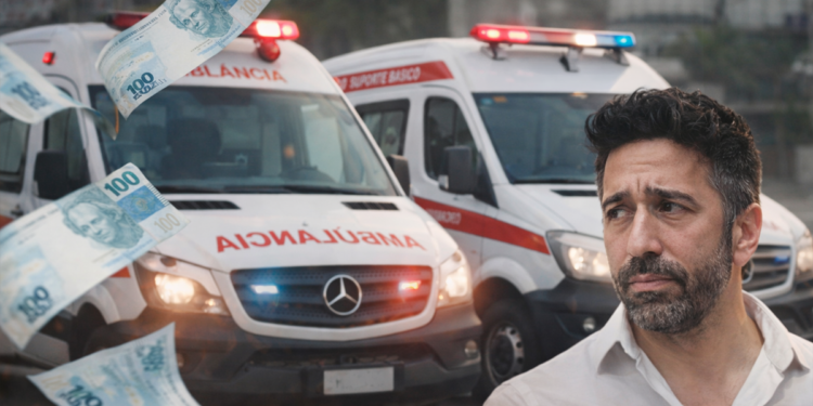 Imagem de apoio sobre o aumento dos gastos com ambulâncias em Itararé e a pressão política sobre a gestão João Fadel Filho.