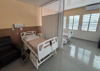 Quarto da nova ala de internação da Santa Casa de Itararé, ligado ao projeto Adote um Quarto.