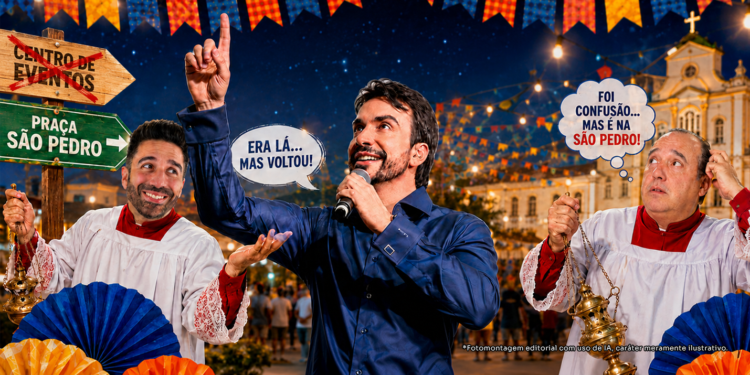 Show de Padre Fábio de Melo permanece na Praça São Pedro após pressão dos vereadores Sandro Macedo e Dr. Filipe Martins em Itararé.